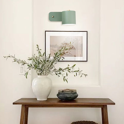 Applique Murale Cylindre Rotatif, LED, Métal