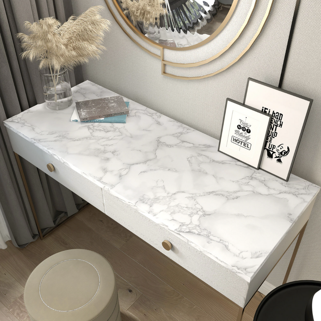 Vardi Dante MarmerLook - Magnifique Décoration pour Chaque Surface ! Résistant à l'Eau & à l'Huile