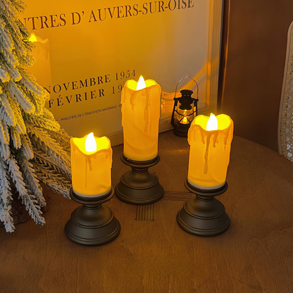 Flameless Block Candles - Bougies sans Flamme