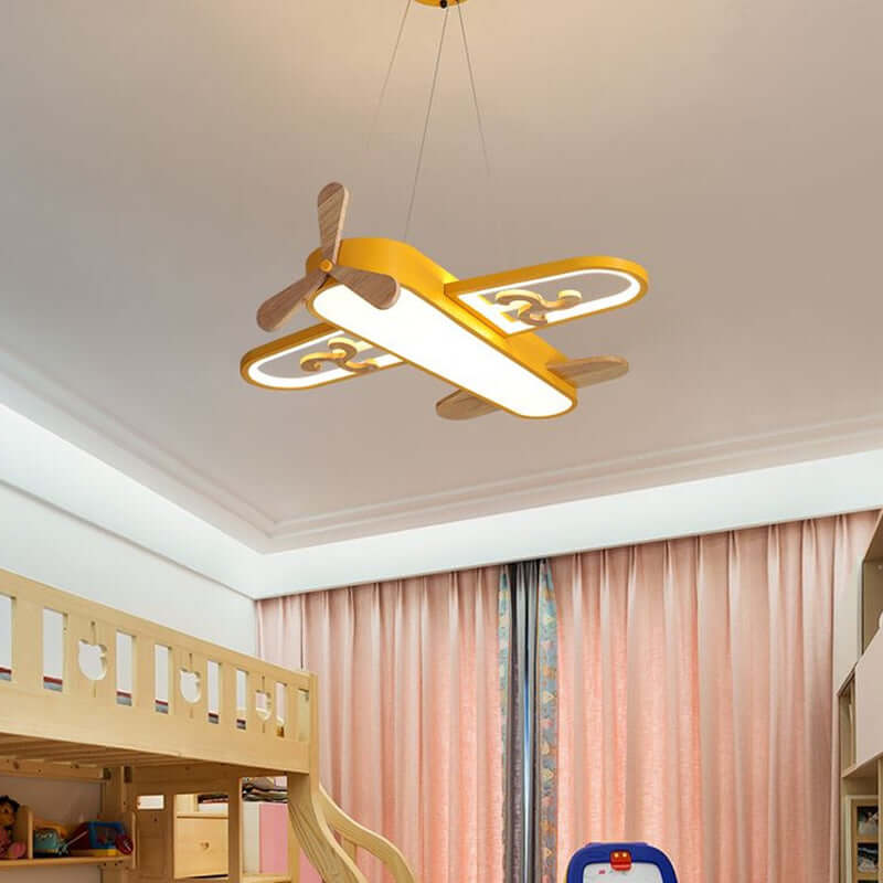 Plafonnier LED Enfant en Forme d’Avion