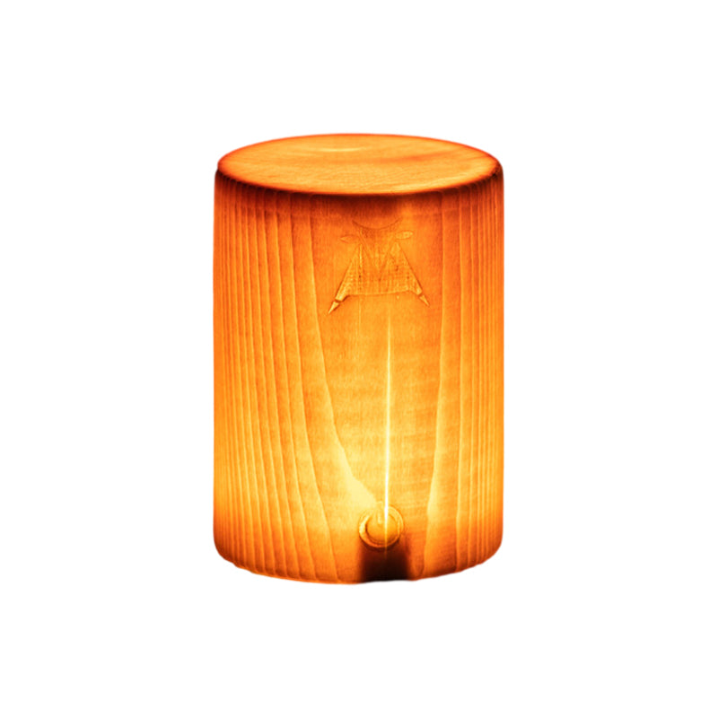Lampe de Table Tactile LED Sans Fil en Bois Rechargeable