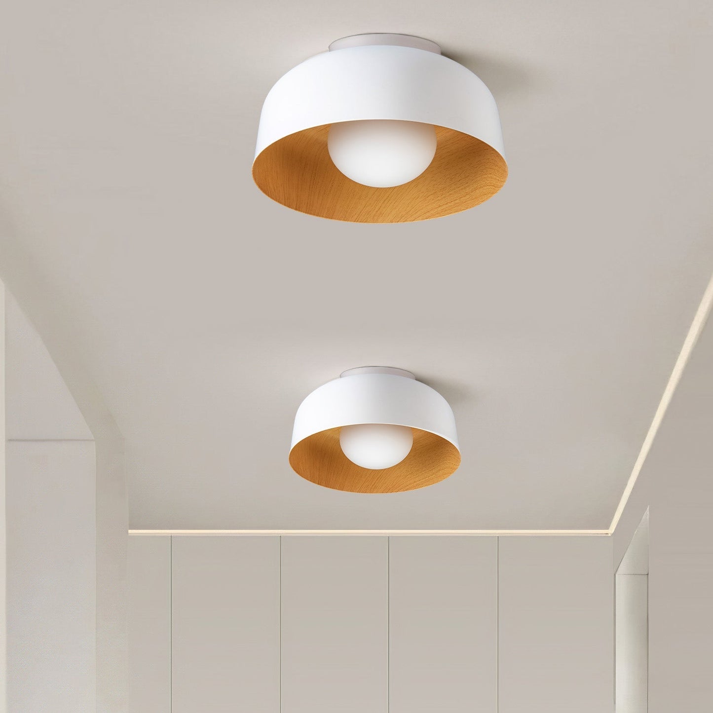 Simple – Plafonnier Métallique Minimaliste et Moderne
