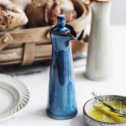 Olio | Bouteille Céramique Épices Huile de Cuisine Nordique