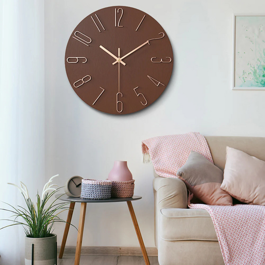 Horloge Murale Moderne Élégante pour le Salon – Style Minimaliste et Silencieux
