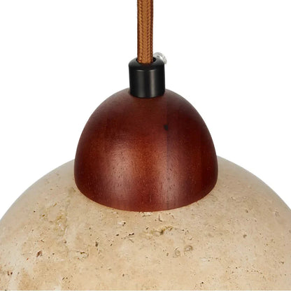 Suspension Élégante en Pierre Naturelle – Minimalisme et Raffinement Inspirés du Japon