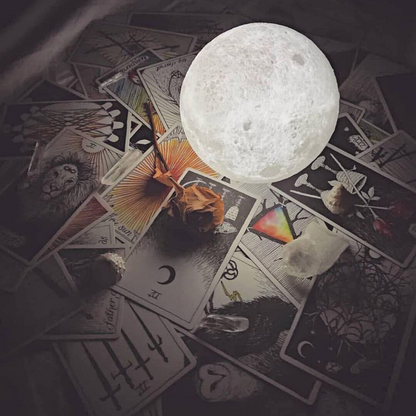 Moon Lamp | Lampe Lune Blanche – Éclairage Lunaire Apaisant pour Votre Intérieur