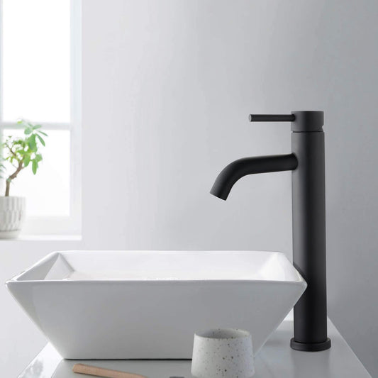 MatteBlack – Robinetterie Noire Mate pour Vasque à Eau Froide
