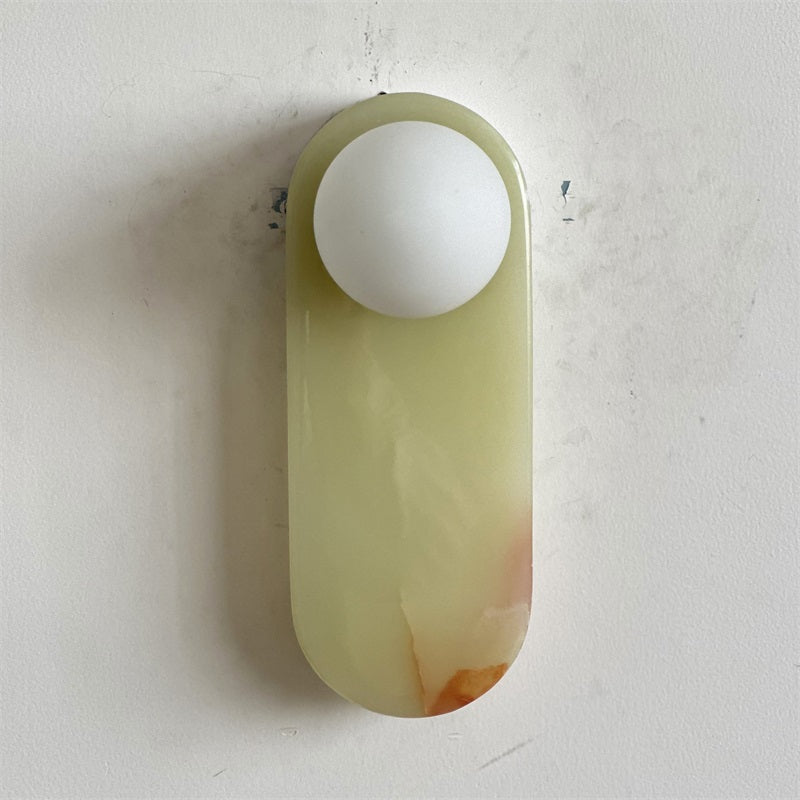 Applique Murale Jade Lucie – Pierre & Verre Élégants