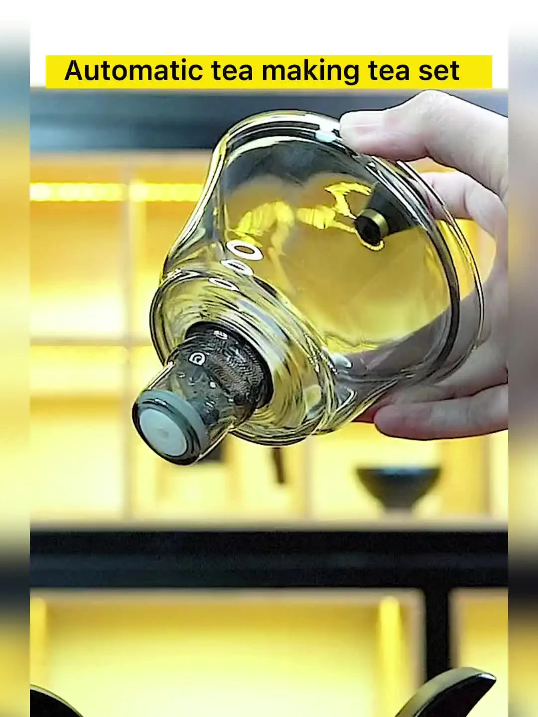 ZenBrew | Service à Thé Créatif et Pratique - Théière Unique avec Égoutteur Magnétique, Infuseur & Poignée