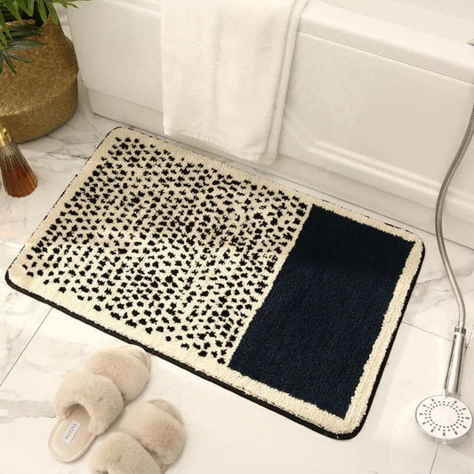 Tapis de Bain Design – Confort Luxueux et Style Abstrait NordicFlow