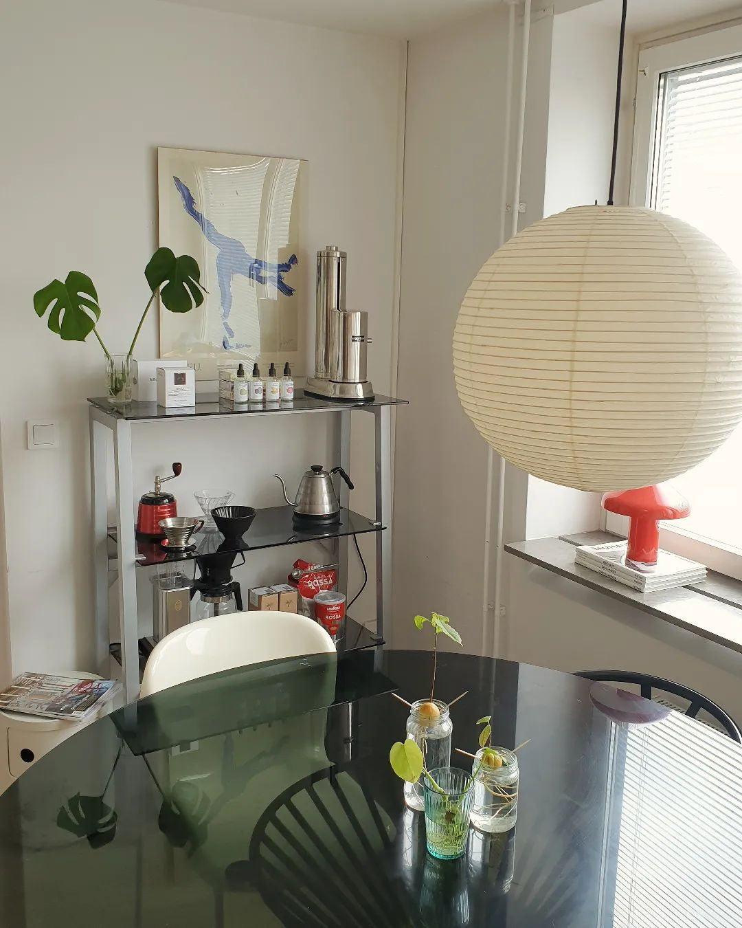 Lampe Suspendue Papier Washi, Style Akari, Ø30–80cm