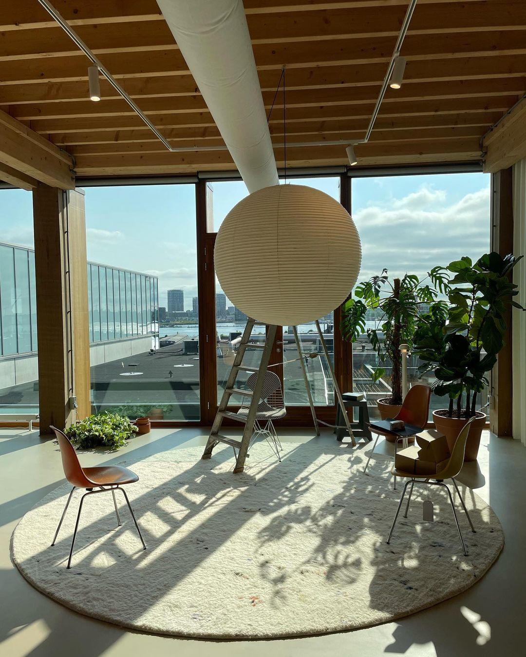 Lampe Suspendue Papier Washi, Style Akari, Ø30–80cm
