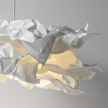 Suspension Nuage Scandinave en Papier Parchment