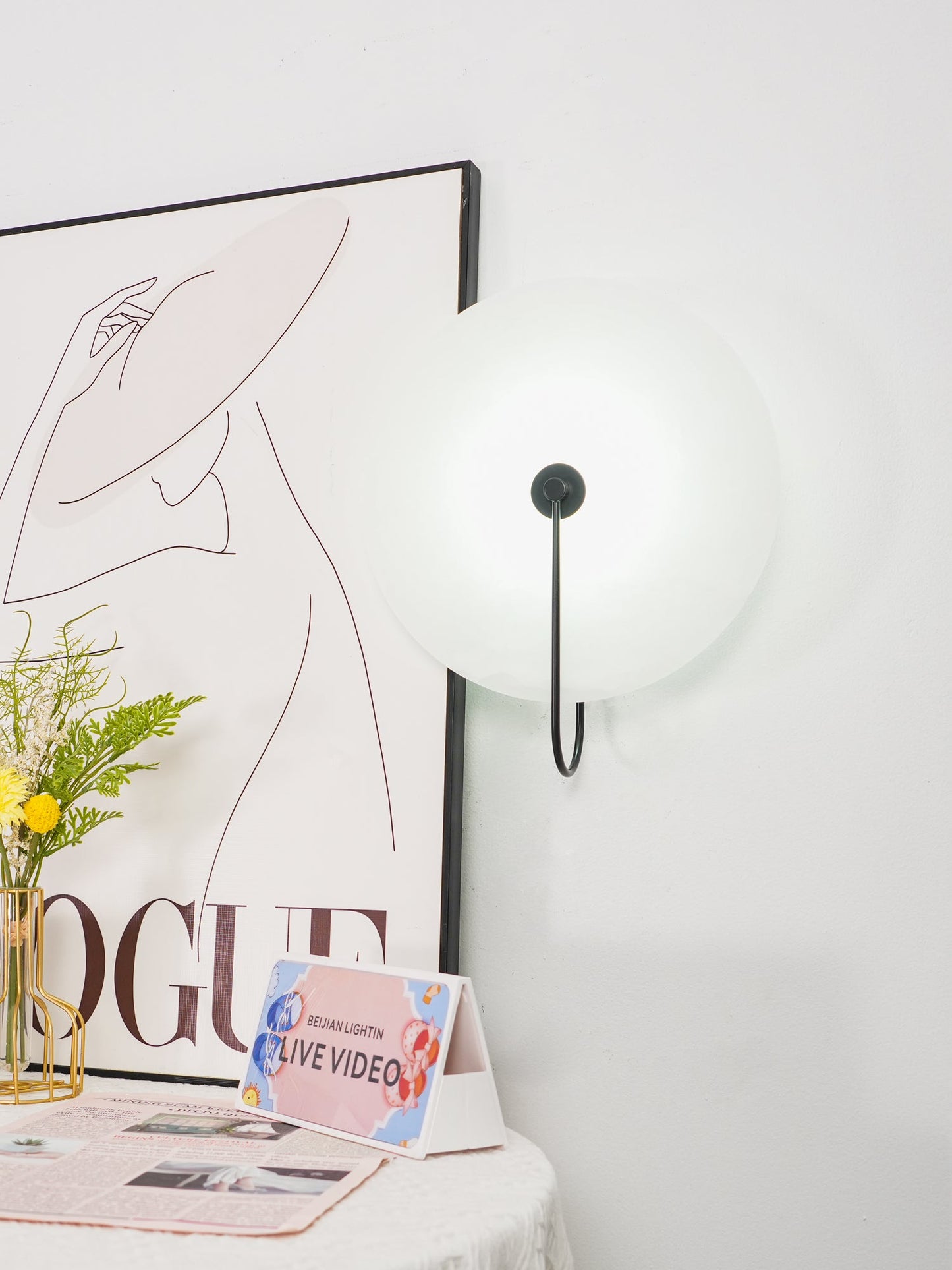 Applique Murale LED en Albâtre – Éclairage Élégant