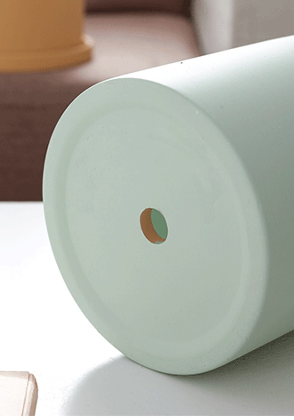 Ensemble de Jardinières Colorées avec Soucoupe en Céramique Émaillée