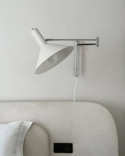 Applique Murale Anvia, Métal Moderne, Bras Réglable