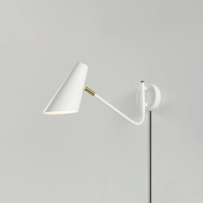 Applique Apex Murale à Brancher, Orientable, Noire ou Blanche