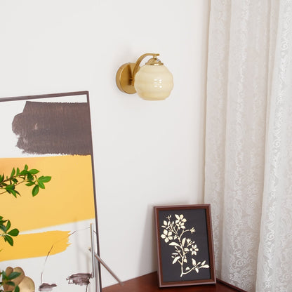 Applique Murale Vintage, Verre Dépoli, Doré ou Chromé