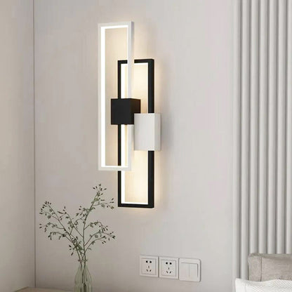 Applique Murale LED Design Géométrique Doré