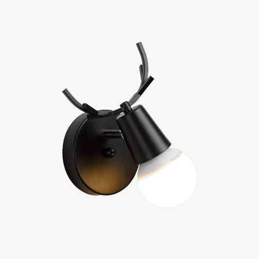 Applique LED en forme de cerf – Applique Murale en Bois Moderne et Élégante