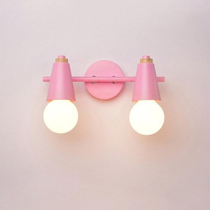 Applique Murale LED Ari – Métal & Bois, 2/3 Têtes