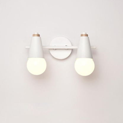 Applique Murale LED Ari – Métal & Bois, 2/3 Têtes