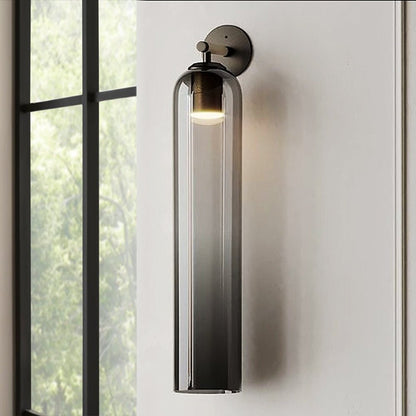 Applique Murale Cylindrique en Verre – Design Moderne