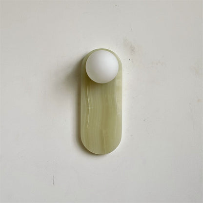 Applique Murale Jade Lucie – Pierre & Verre Élégants