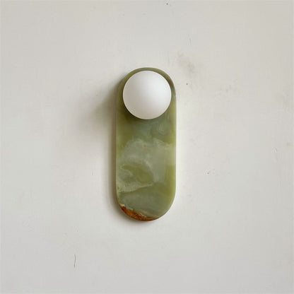 Applique Murale Jade Lucie – Pierre & Verre Élégants