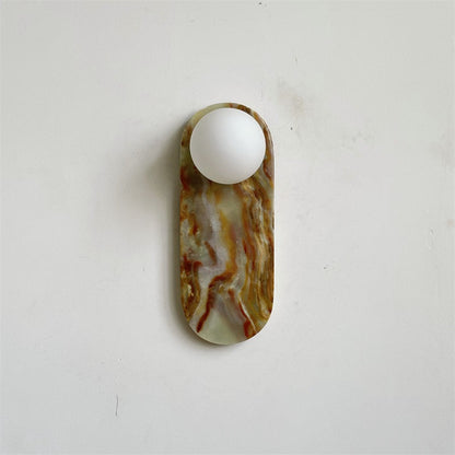 Applique Murale Jade Lucie – Pierre & Verre Élégants