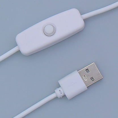 Lampe LED Acrylique Design Rectangulaire USB Blanche