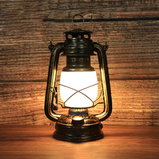 Lampe Vintage LED en Fer et Acrylique pour Salon