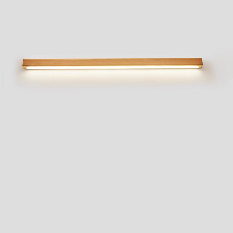 Applique LED Bois Massif, Style Japonais, 60–180 cm