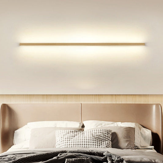 Applique LED Bois Massif, Style Japonais, 60–180 cm