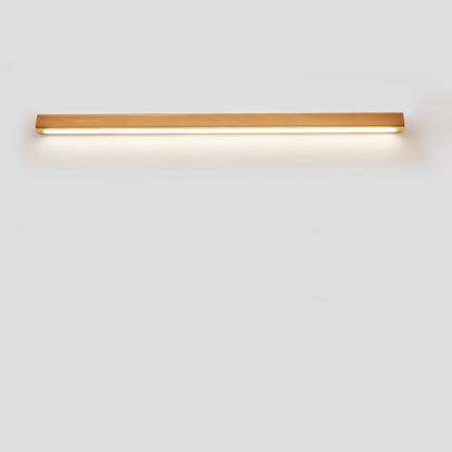 Applique LED Bois Massif, Style Japonais, 60–180 cm