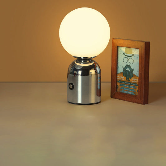 Lampe de Table LED Scandinave USB en Fer et Acrylique