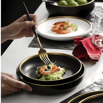 Collection de vaisselle Osiris – Élégance intemporelle en porcelaine fine