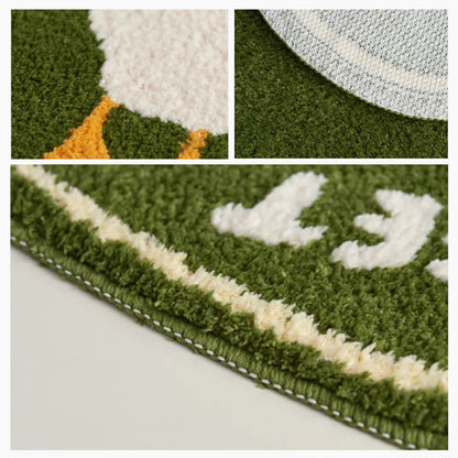 Tapis de Bain Artisanal Canard Aboyant – Confort Douillet et Touche Ludique
