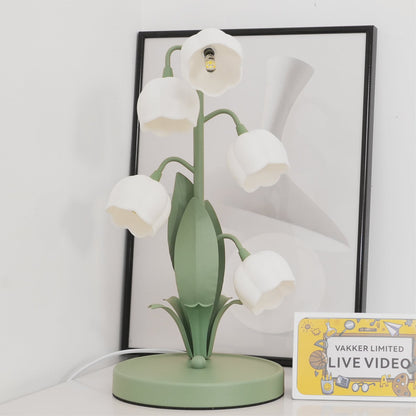 Lampe de Table Bell Orchid | Éclairage Élégant et Floral
