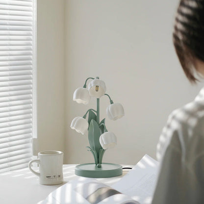 Lampe de Table Bell Orchid | Éclairage Élégant et Floral