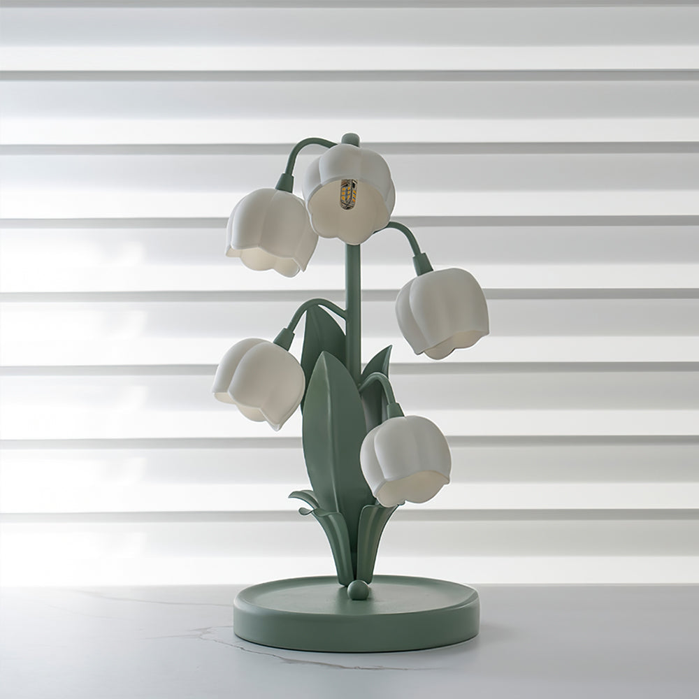 Lampe de Table Bell Orchid | Éclairage Élégant et Floral