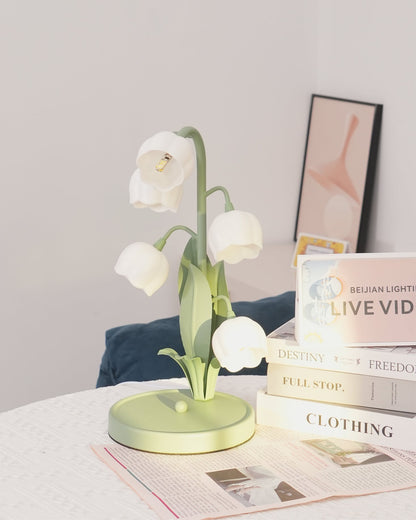 Lampe de Table Bell Orchid | Éclairage Élégant et Floral