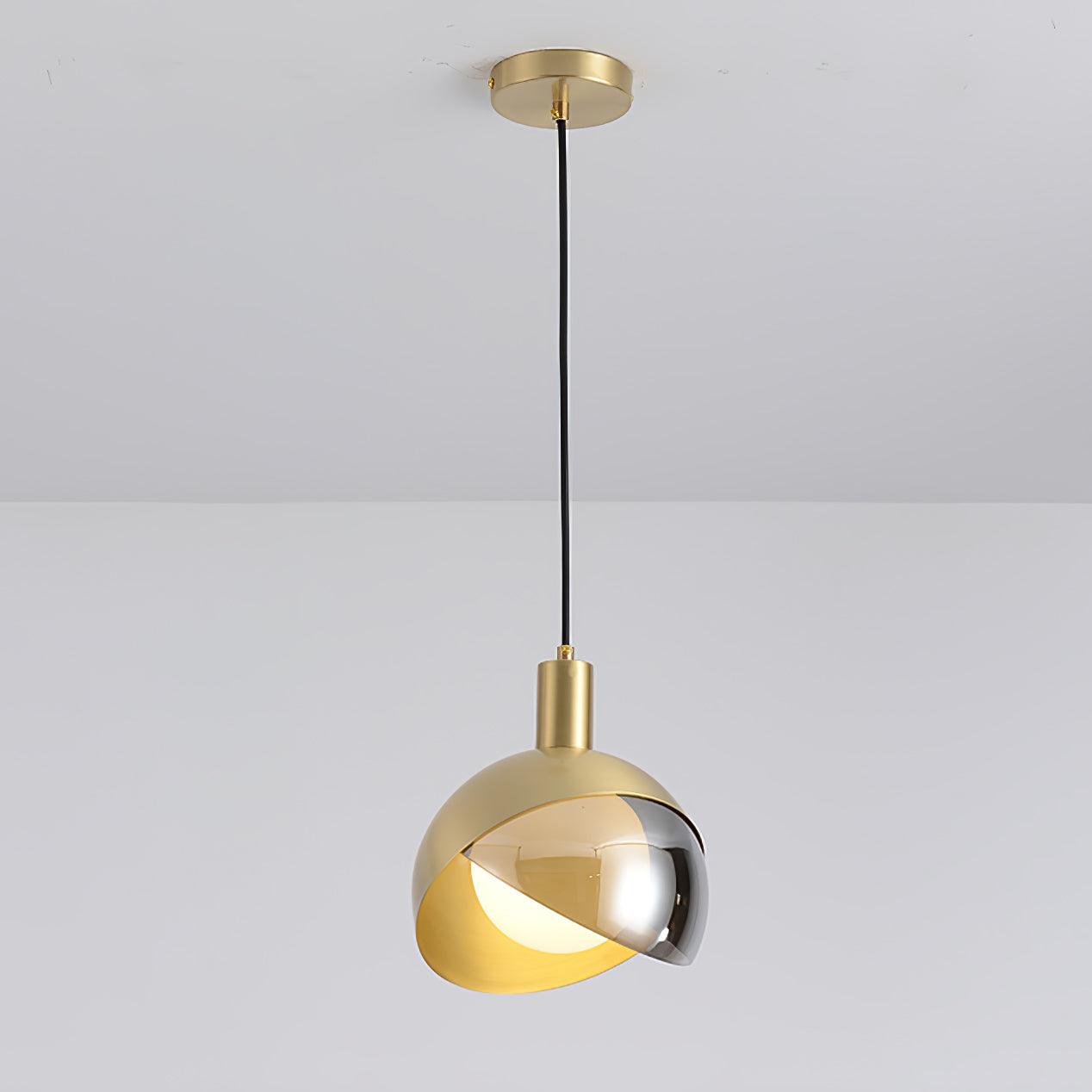 Suspension Métallique Moderne Blonche – Hauteur Réglable