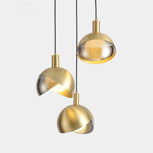 Suspension Métallique Moderne Blonche – Hauteur Réglable