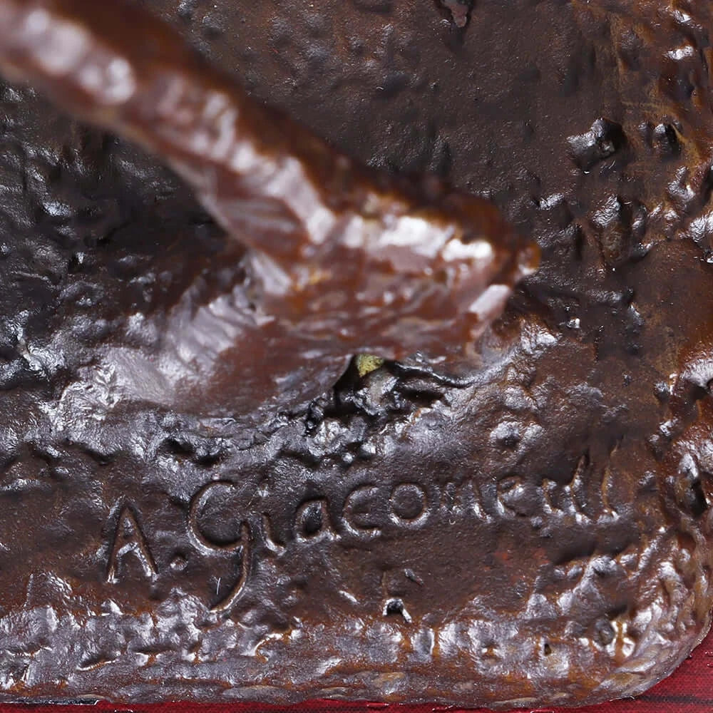Statue Marcheur en Bronze – Reproduction Artistique Élégante de l’Homme Marchant