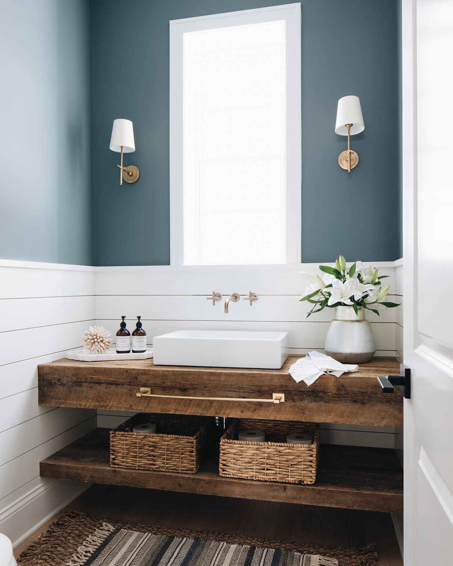 Applique Murale Bryant – Laiton & Abat-Jour en Lin