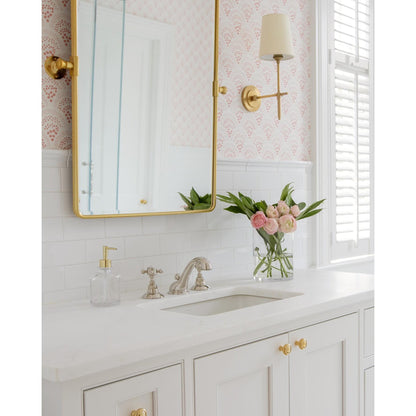 Applique Murale Bryant – Laiton & Abat-Jour en Lin