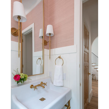 Applique Murale Bryant – Laiton & Abat-Jour en Lin