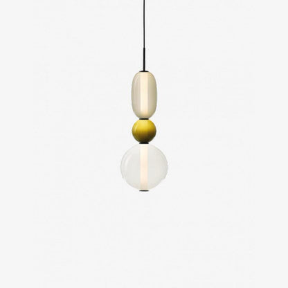 Suspension Moderne en Verre Confit – Élégance Colorée et Design Contemporain