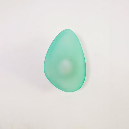 Applique Murale en Verre Soufflé – Style Pierre Sculptée
